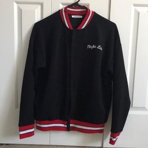 Zara floral bomber jacket